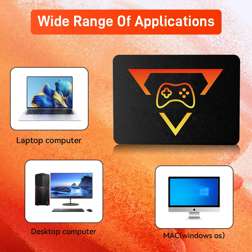 Portable Retro Game SSD PlayZone 1TB Launchbox/Playnite/Retrobat Emulator Game HDD For PS5/Xbox/Switch/PS4/PS3 With 16000+ Games