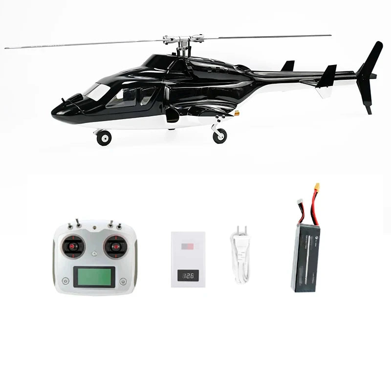 FLYWING Airwolf V2.5 Scale Helicopter H1 Flight Control GPS 450L Size High simulation Long Endurance 6CH RC helicopter RC plane